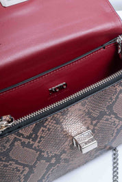 NOTO Erica4 Leather Shoulder Bag with Chain Strap
