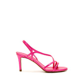 Noto Sandalo D2 in pelle con striscie tacco 7,5 cm.