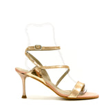 Mirrored leather sandal S7M02