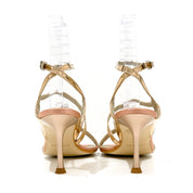 Mirrored leather sandal S7M02