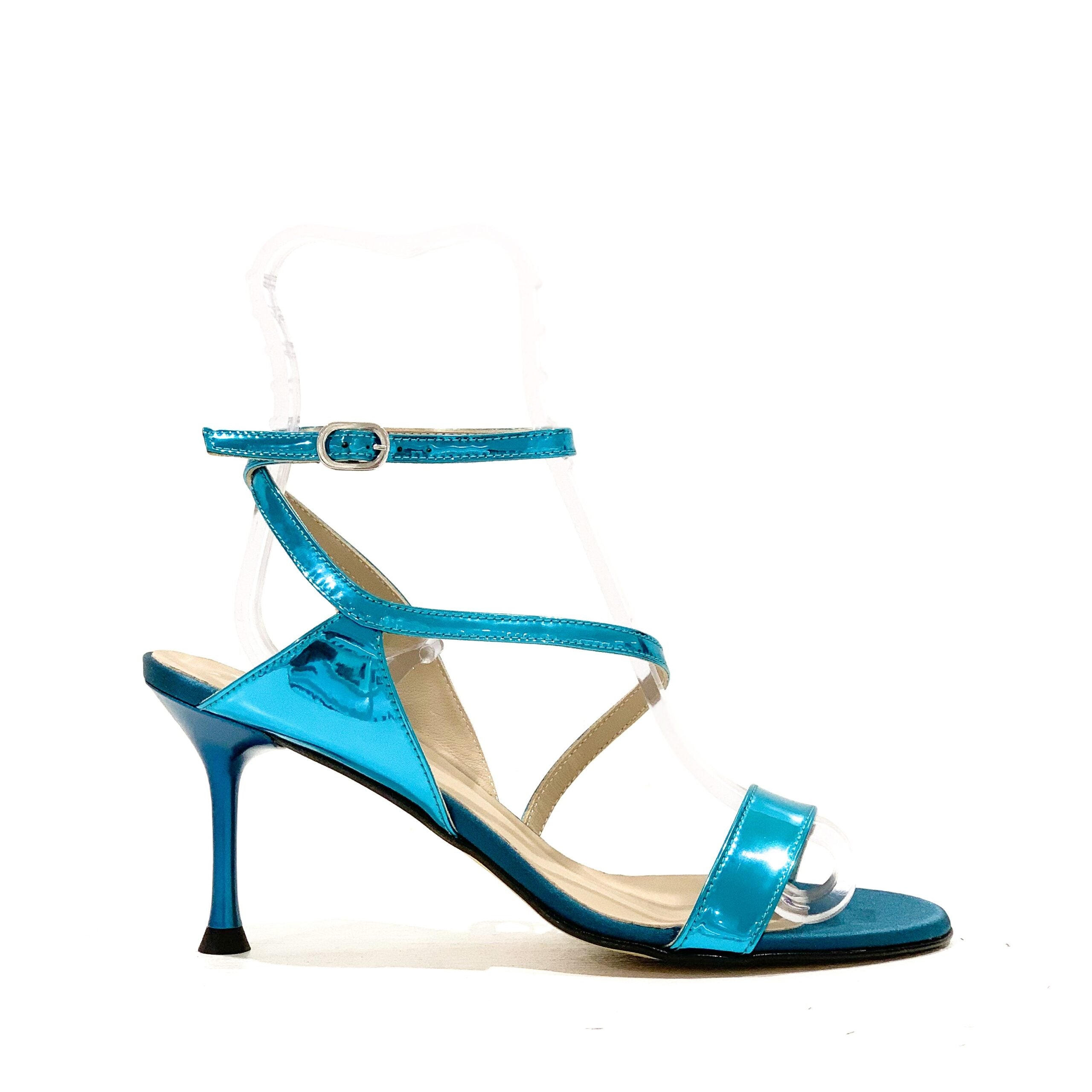 Mirrored leather sandal S7M02