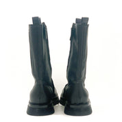 Women's High Beatles Rock Black Ankle Boot DNOT205D1
