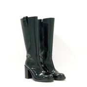 Stivale in pelle abrasivato. D3852