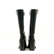 Stivale in pelle abrasivato. D3852