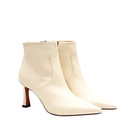 NOTO Leather ankle boot with Penny zip