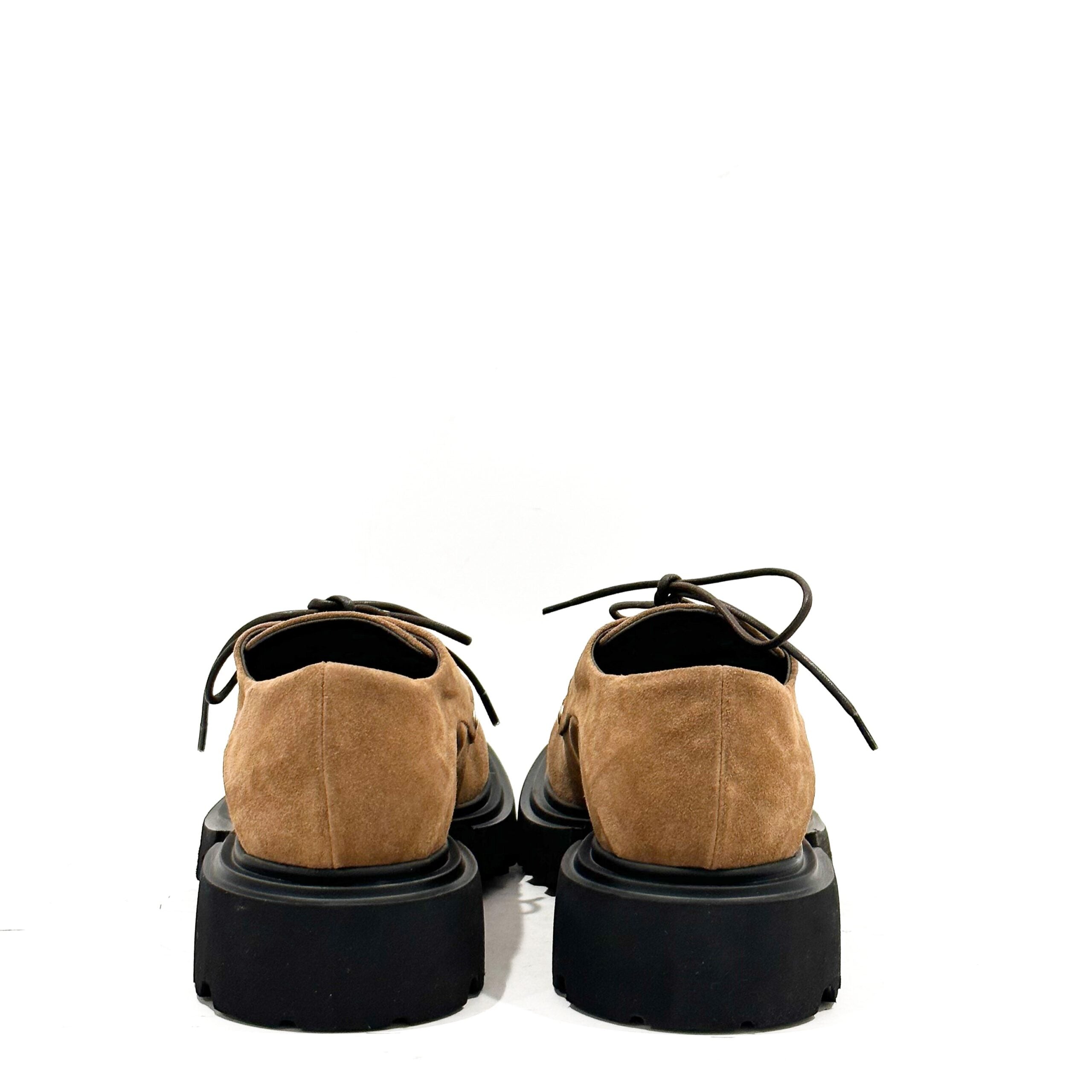 NOTO Scarpa donna allacciata in pelle scamosciata