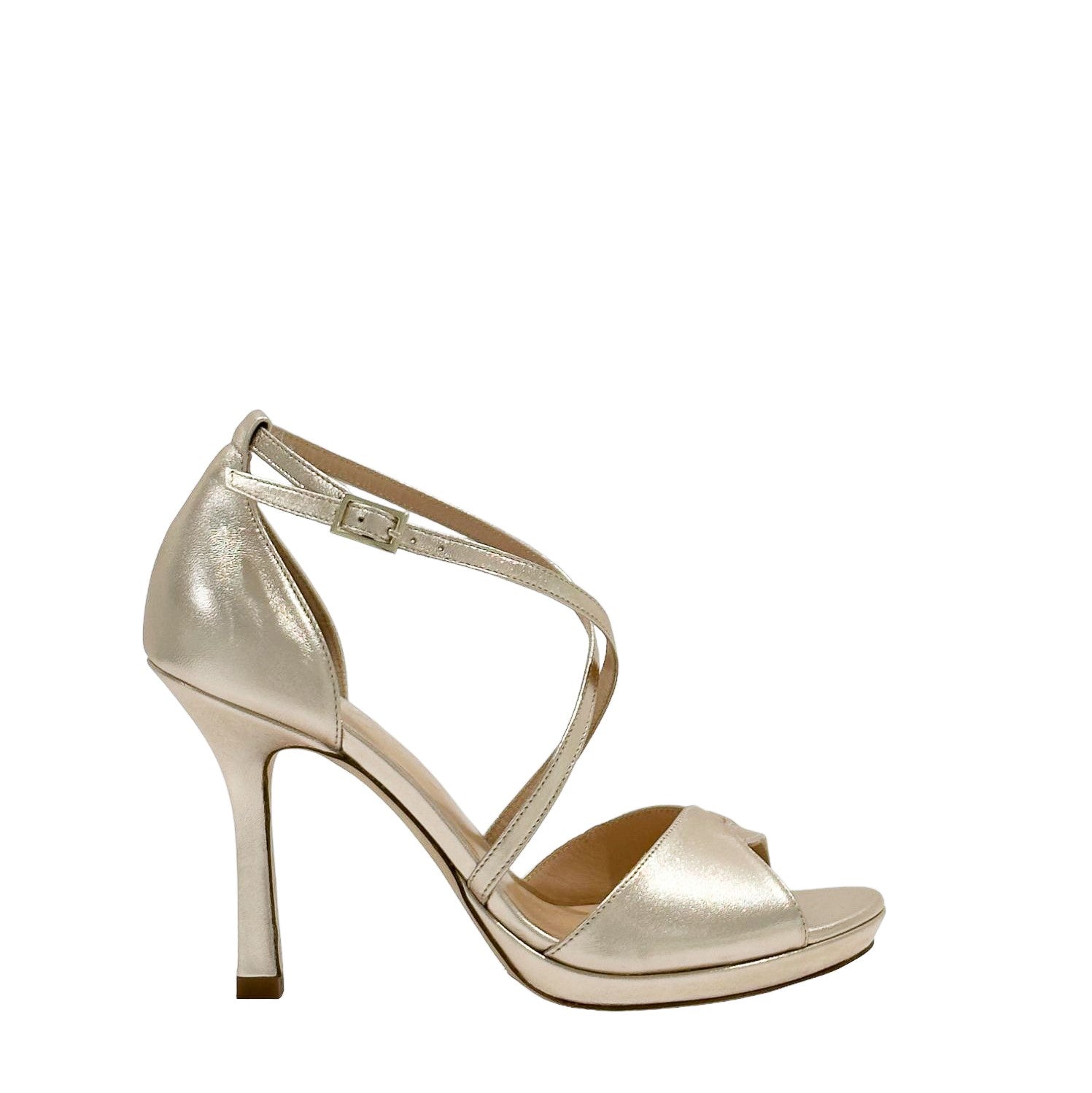 Noto Sandalo sposa con plateau 6431N