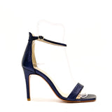 CAL29 Laminated Leather Heeled Sandal