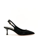 AMIRA0324 Lace Slingback Pumps