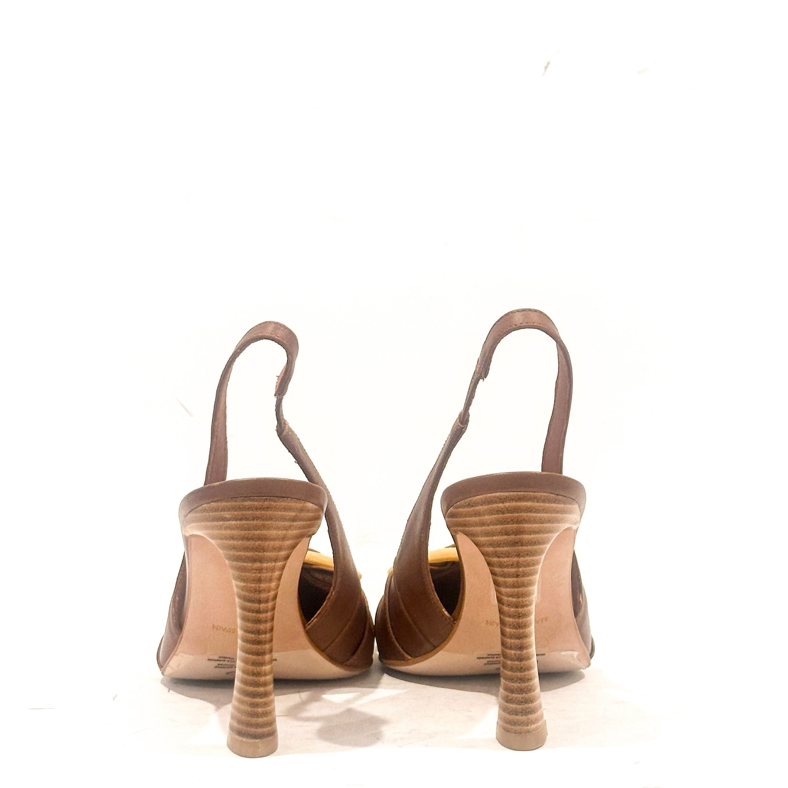 Slingback donna in pelle Angel Alarcon