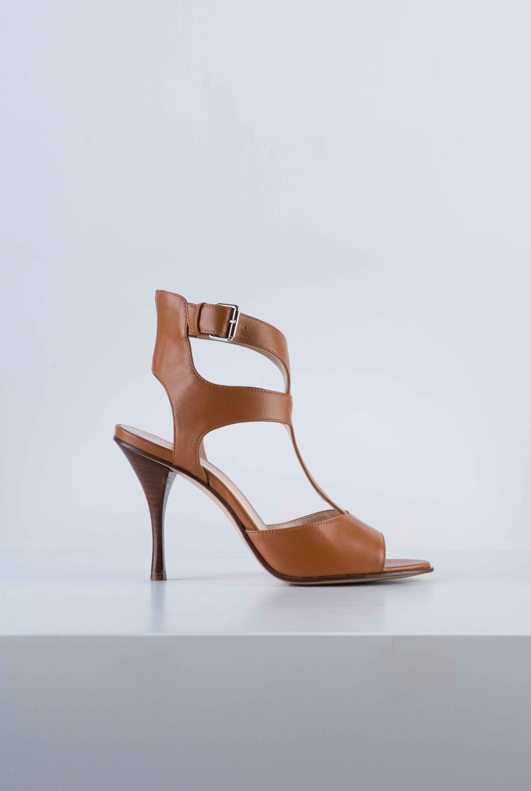 CELINE923 Leather Heeled Sandal