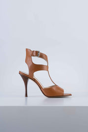 CELINE923 Leather Heeled Sandal