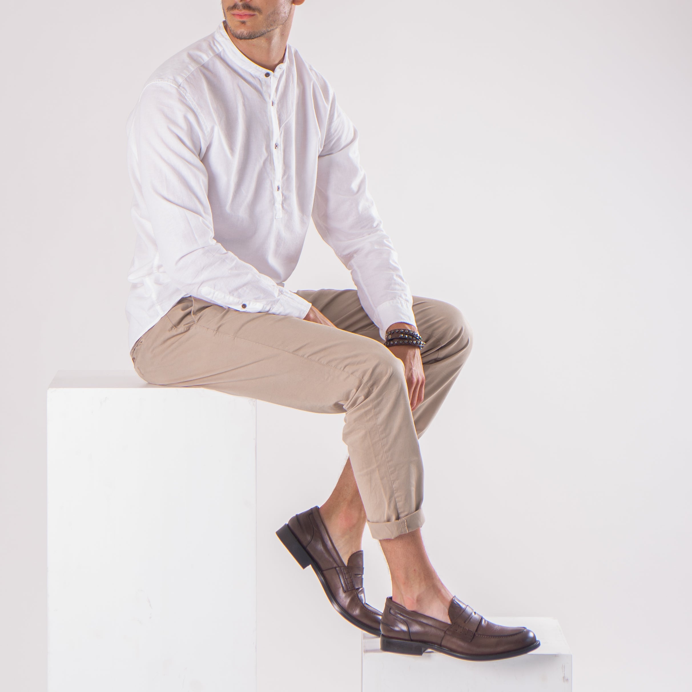 NOTO College Leather Loafers