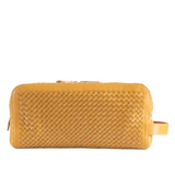 NOTO Premier Leather Beauty Case with Mustard Weave MASSIMO3
