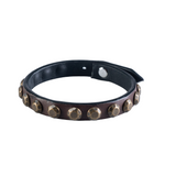 NOTO Bracciale in Cuoio con Borchie Bronzo BNT61