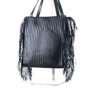 NOTO Borsa in Pelle Premier Nera con Tracolla DAPHNE5