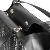 NOTO Borsa in Pelle Premier Nera con Tracolla DAPHNE5