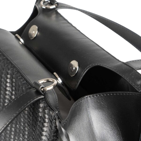NOTO Borsa in Pelle Premier Nera con Tracolla DAPHNE5