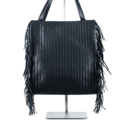 NOTO Borsa in Pelle Premier Nera con Tracolla DAPHNE5