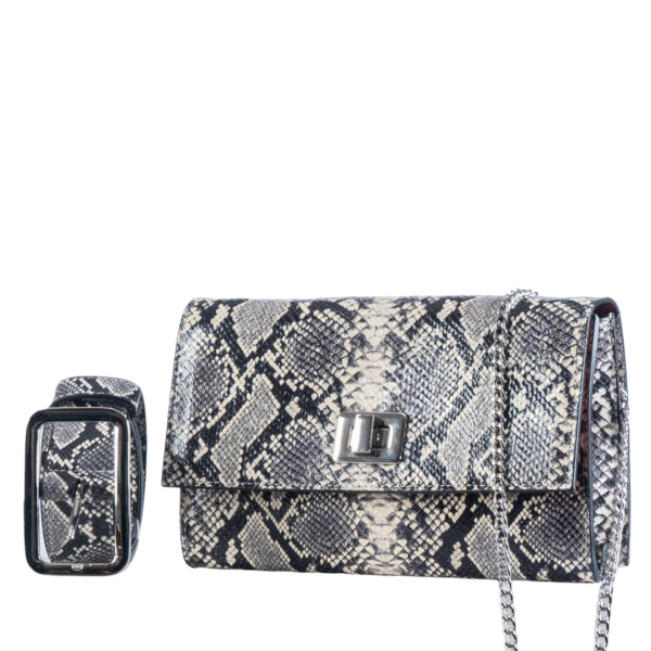 NOTO Erica2 Leather Shoulder Bag with Chain Strap
