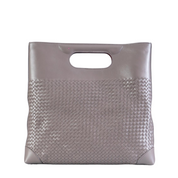 NOTO Women's Leather Handbag with Weave FABIOLA8