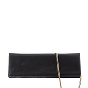 NOTO Borsa con Tracolla a Catena in Pelle Nera MALENAB