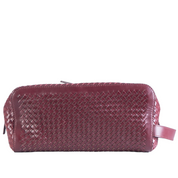 NOTO Premier Leather Beauty Case with Bordeaux Weave MASSIMO9