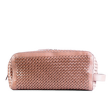 NOTO Premier Leather Beauty Case with Woven Detail Beige MASSIMO4
