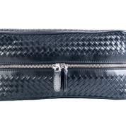 NOTO Premier Leather Beauty Case with Black Weave MASSIMO5