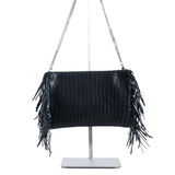 NOTO Black Premier Leather Bag with Shoulder Strap SIBILLA5