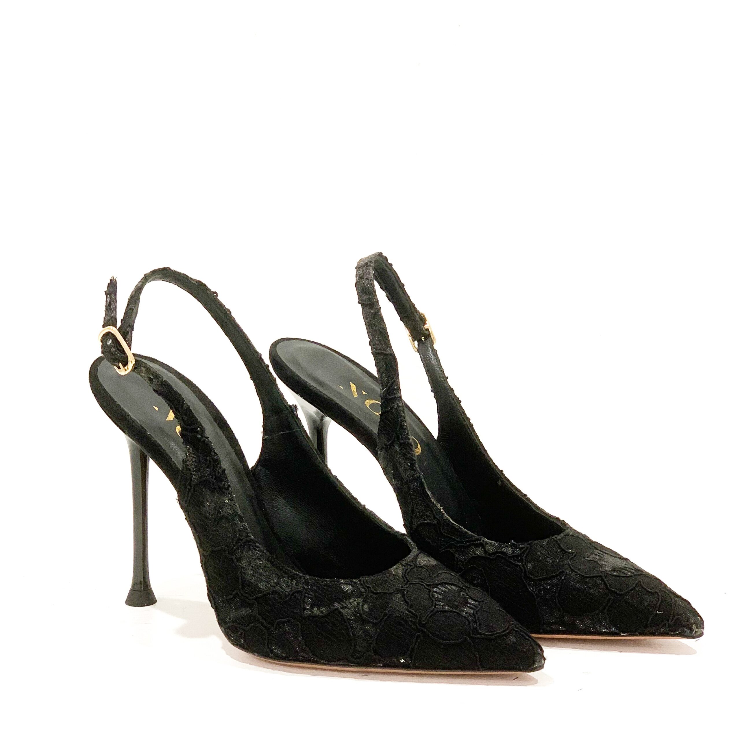 Scarpa Slingback in Pizzo AMELIA324