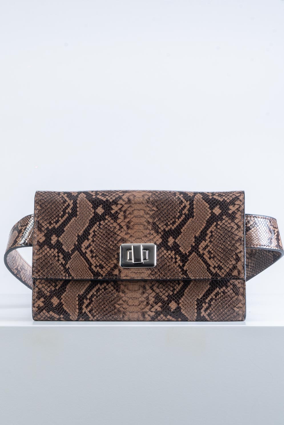 Borsa con tracolla a Catena in Pelle ERICA4
