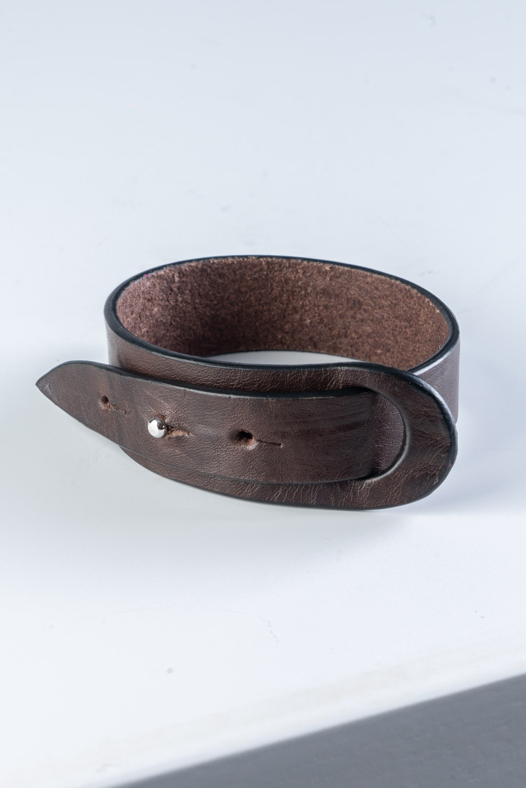 Bracciale in Cuoio liscio Testa di Moro BNT71