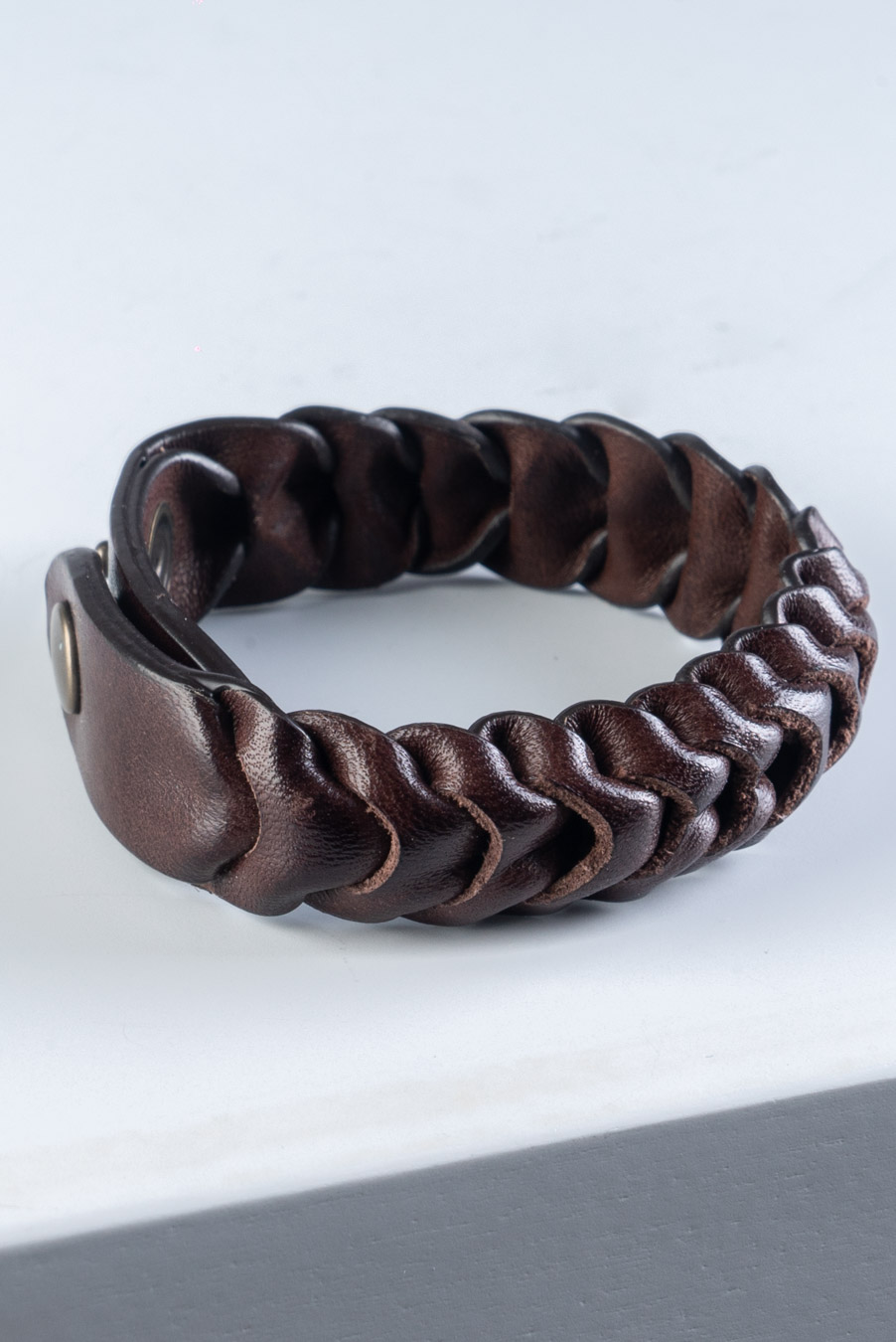 Bracciale in Cuoio Intrecciato BNT81