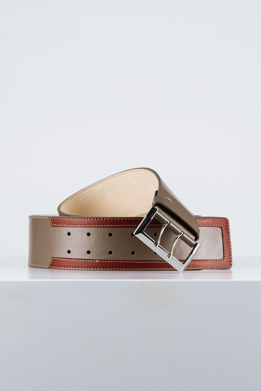 Cintura Donna Pelle Fango CDNT169