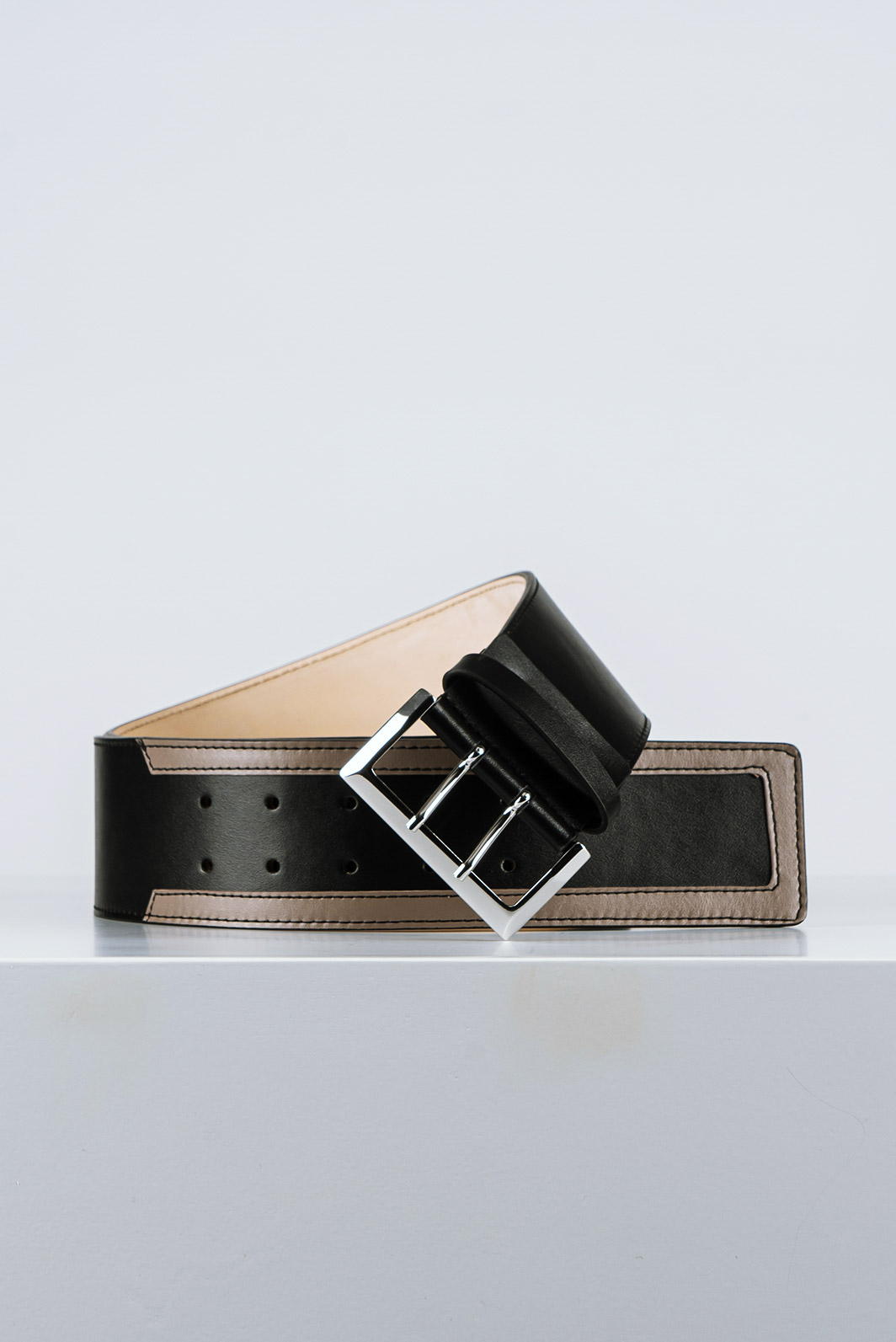 Cintura Donna in Pelle Nera CDNT168