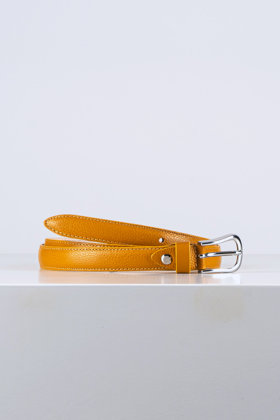 Cintura Donna Pelle Mostarda CDNT194