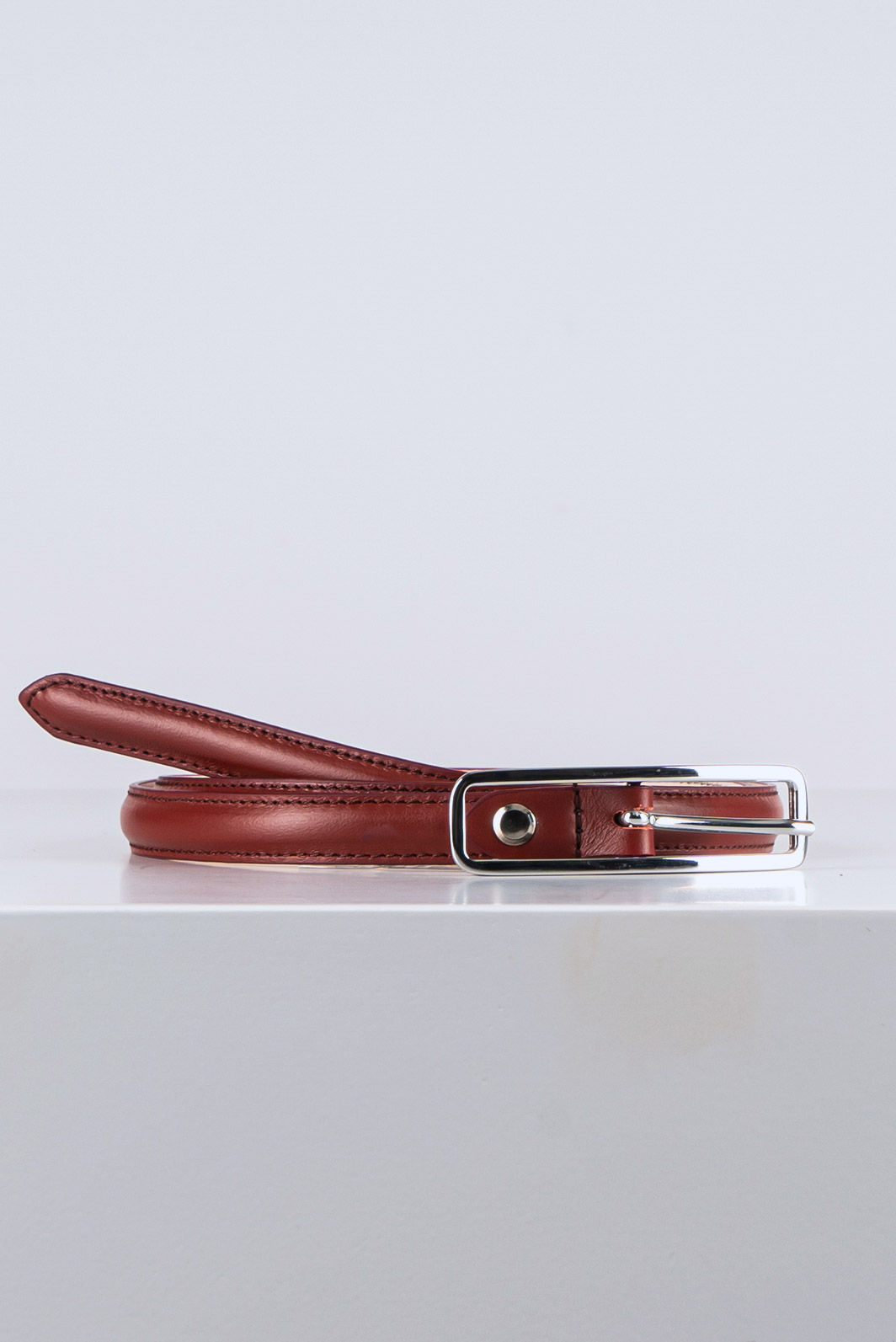 Cintura Donna in Pelle Bordeaux CDNT17B
