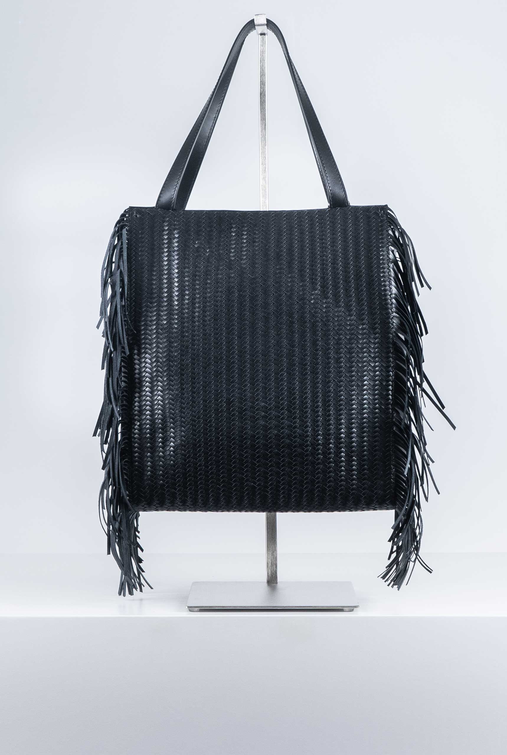 Borsa in Pelle Premier Nera con Tracolla DAPHNE5