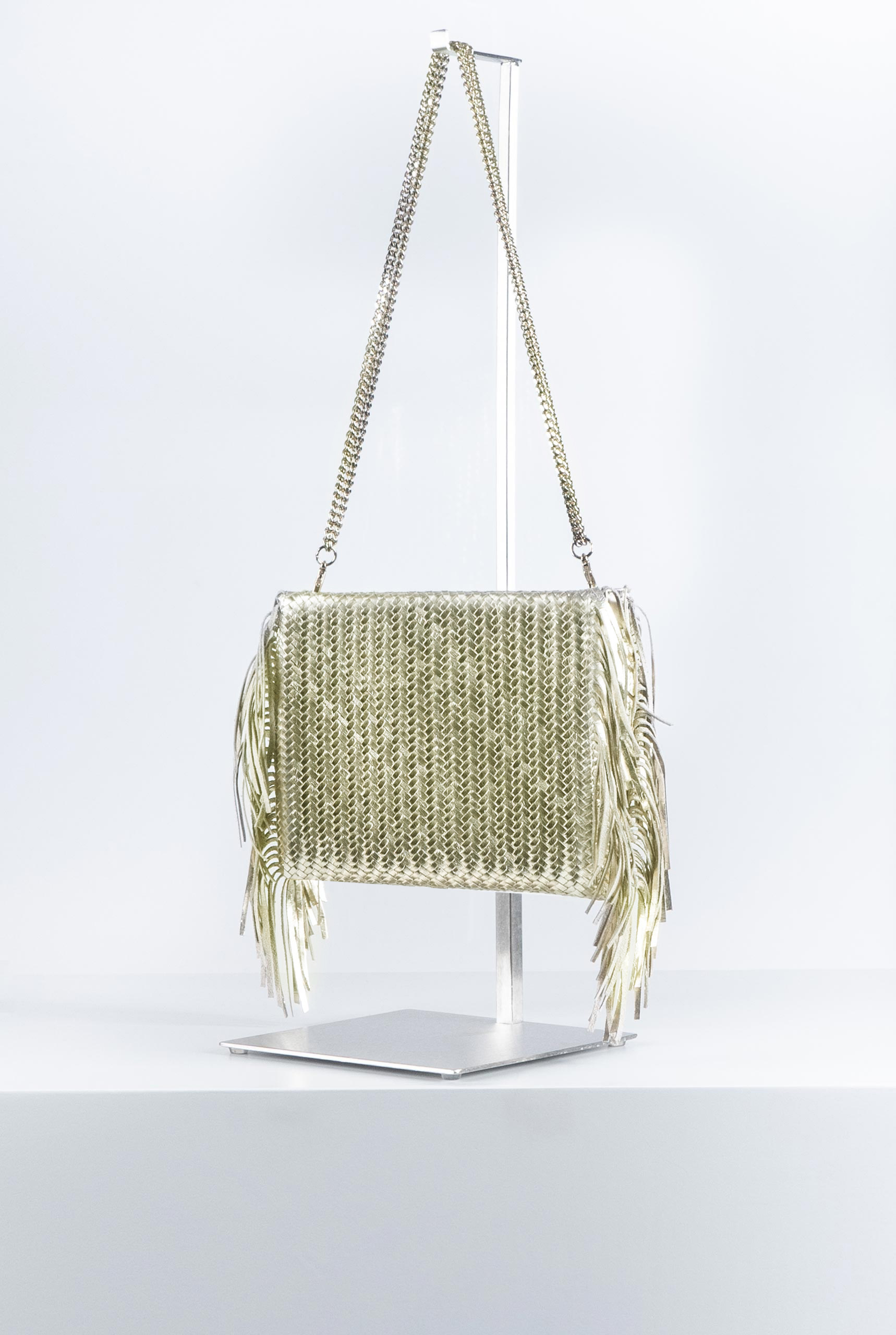 Borsa in Pelle Premier Oro con Tracolla SIBILLAD