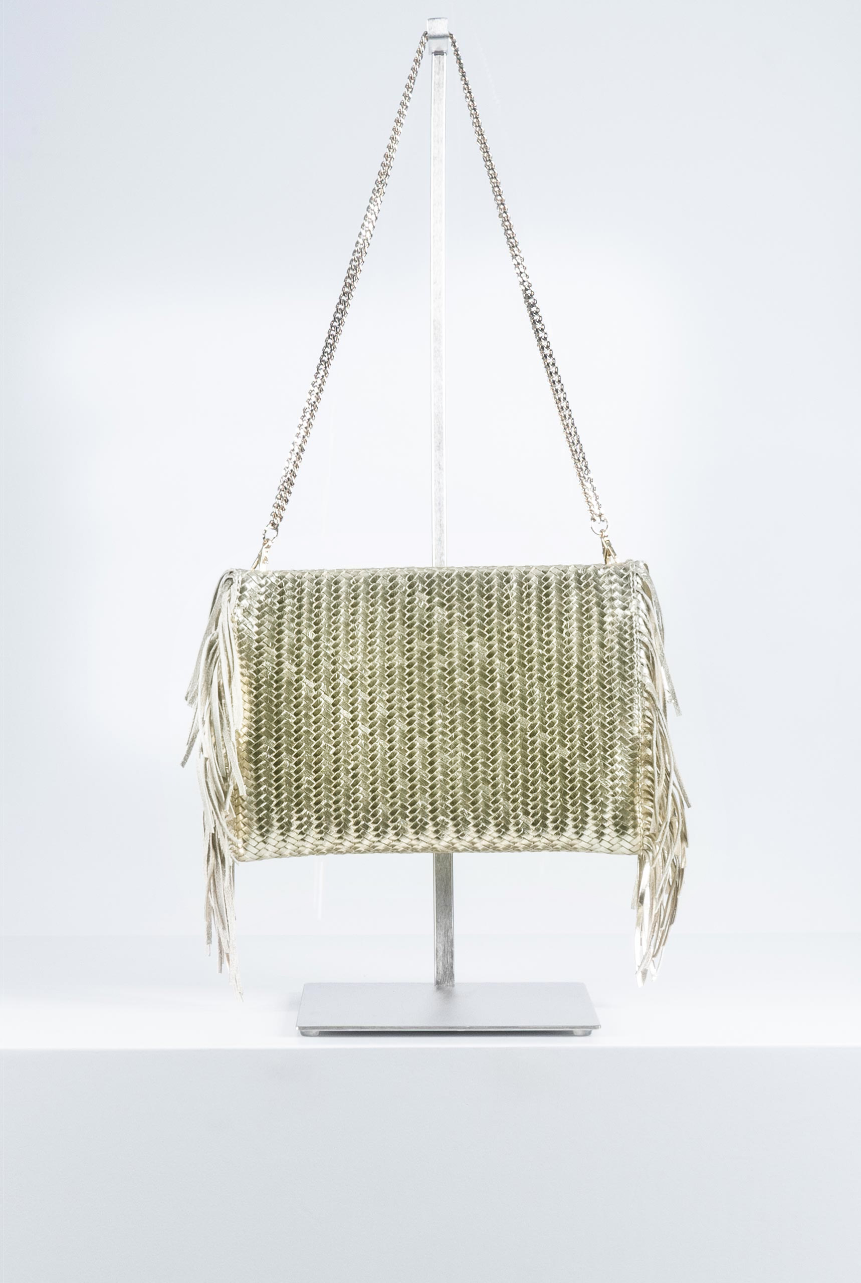Borsa in Pelle Premier Oro con Tracolla SIBILLAD