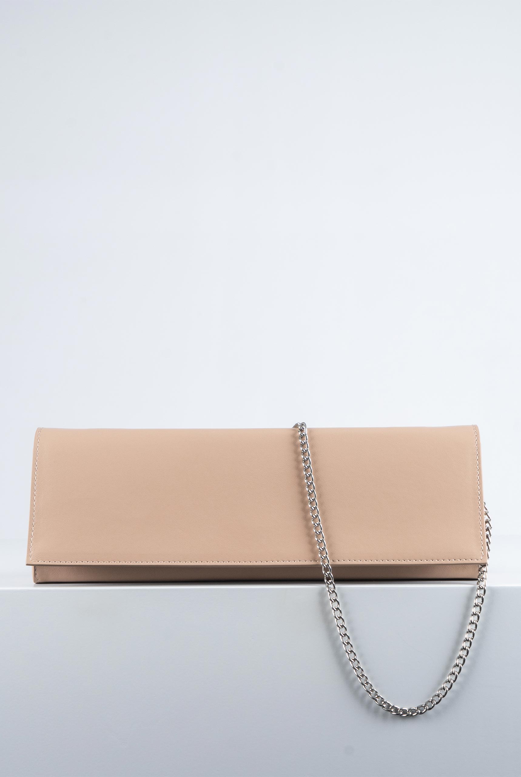 Borsa con Tracolla a Catena in Pelle Nude MALENAC