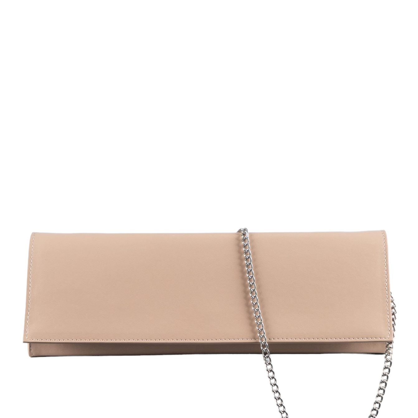 Borsa con Tracolla a Catena in Pelle Nude MALENAC