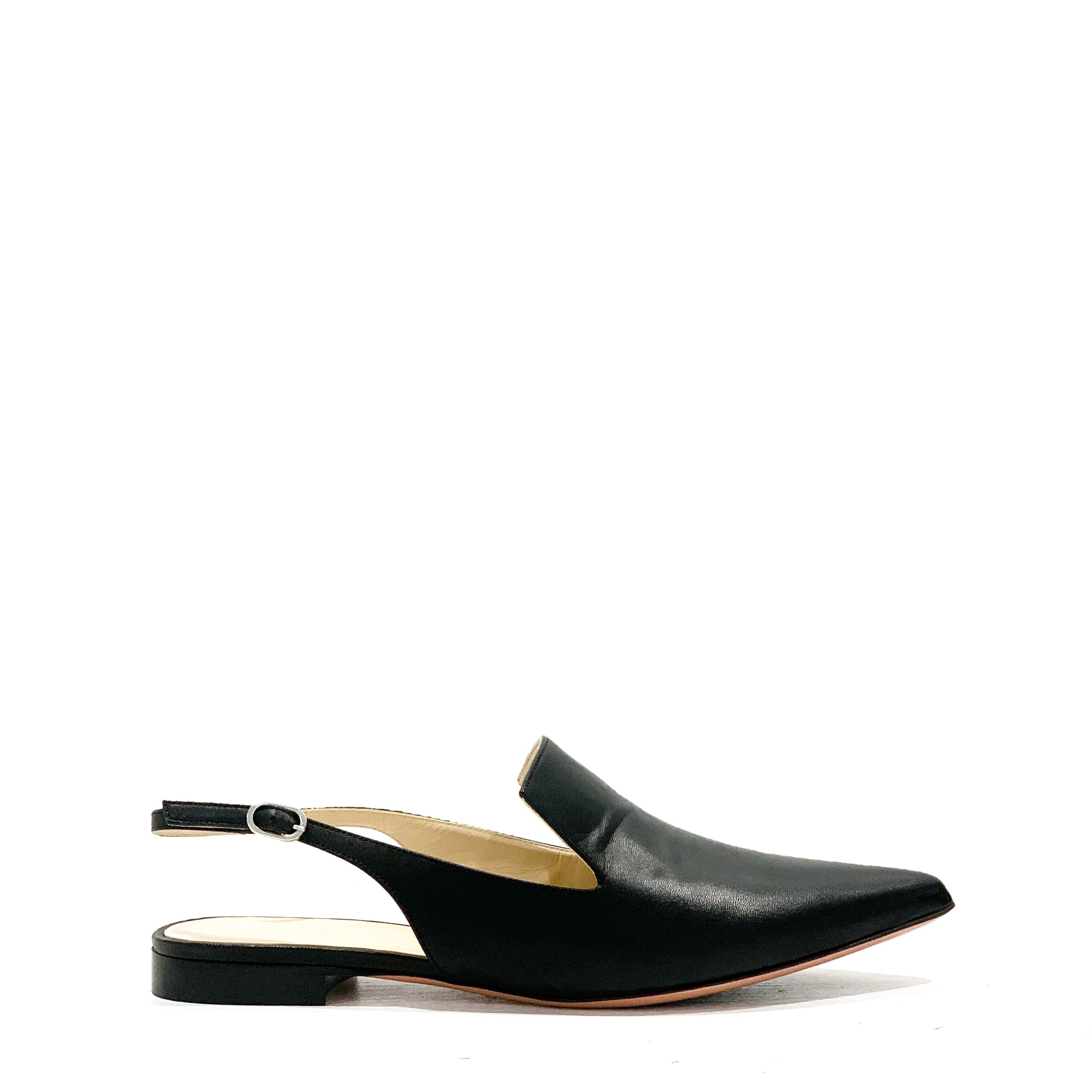 Ballerina Slingback in Pelle GINETT911