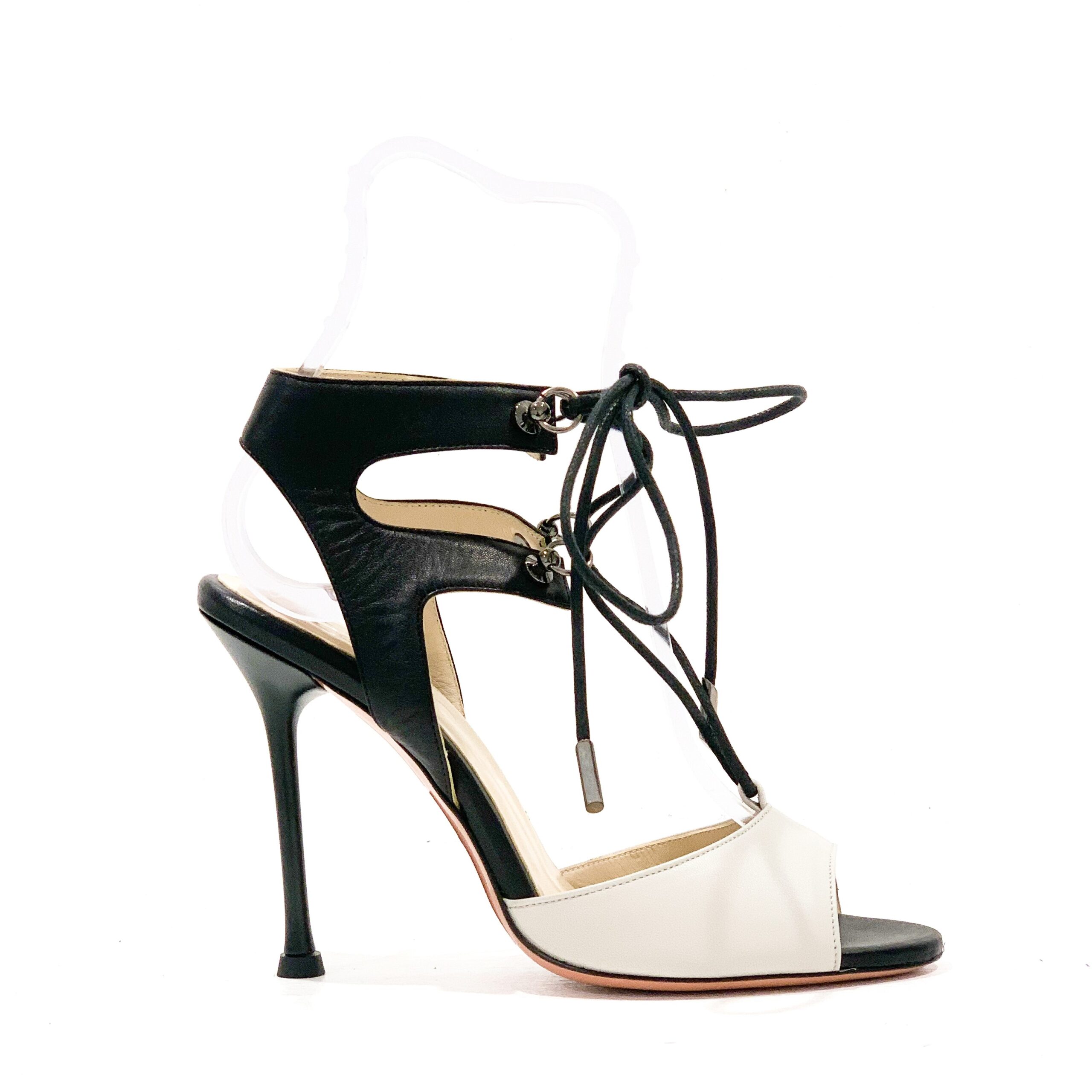 Sandalo con Tacco in Pelle ASIA112
