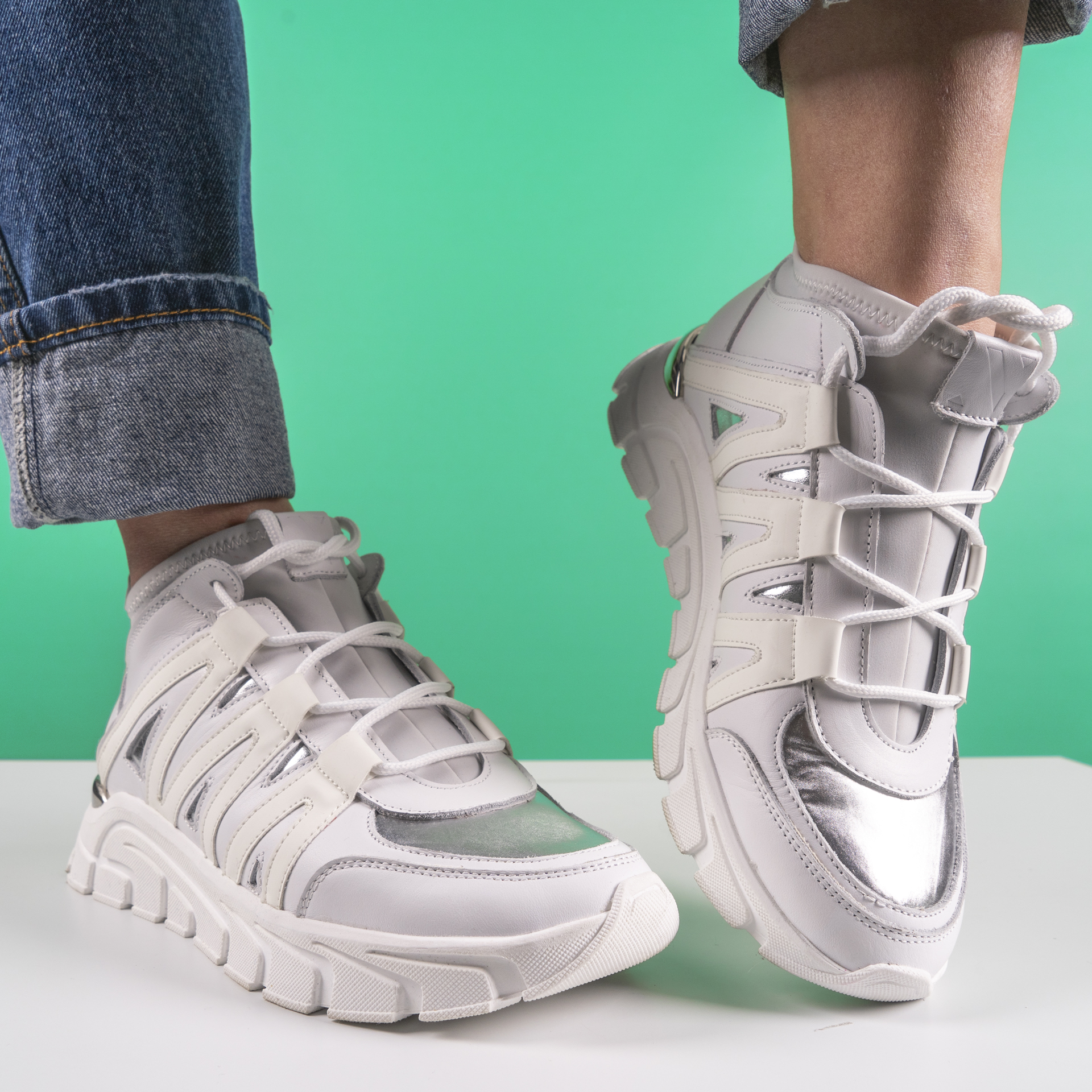 Sneakers da Donna in Pelle MONDE100