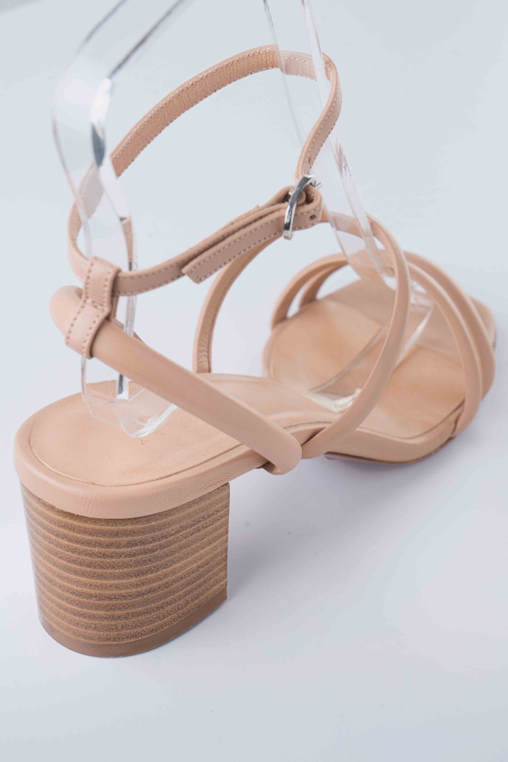 Sandalo con Tacco in Pelle EMMA905