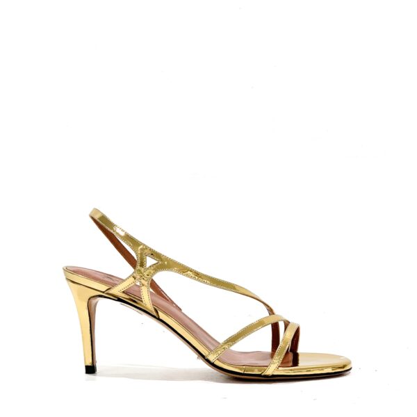 Sandali in hotsell pelle con tacco