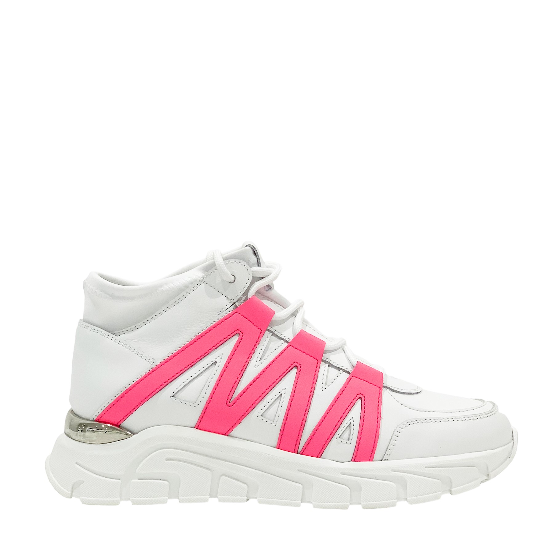 Sneakers Donna in Pelle Bianco EVAMONDE11