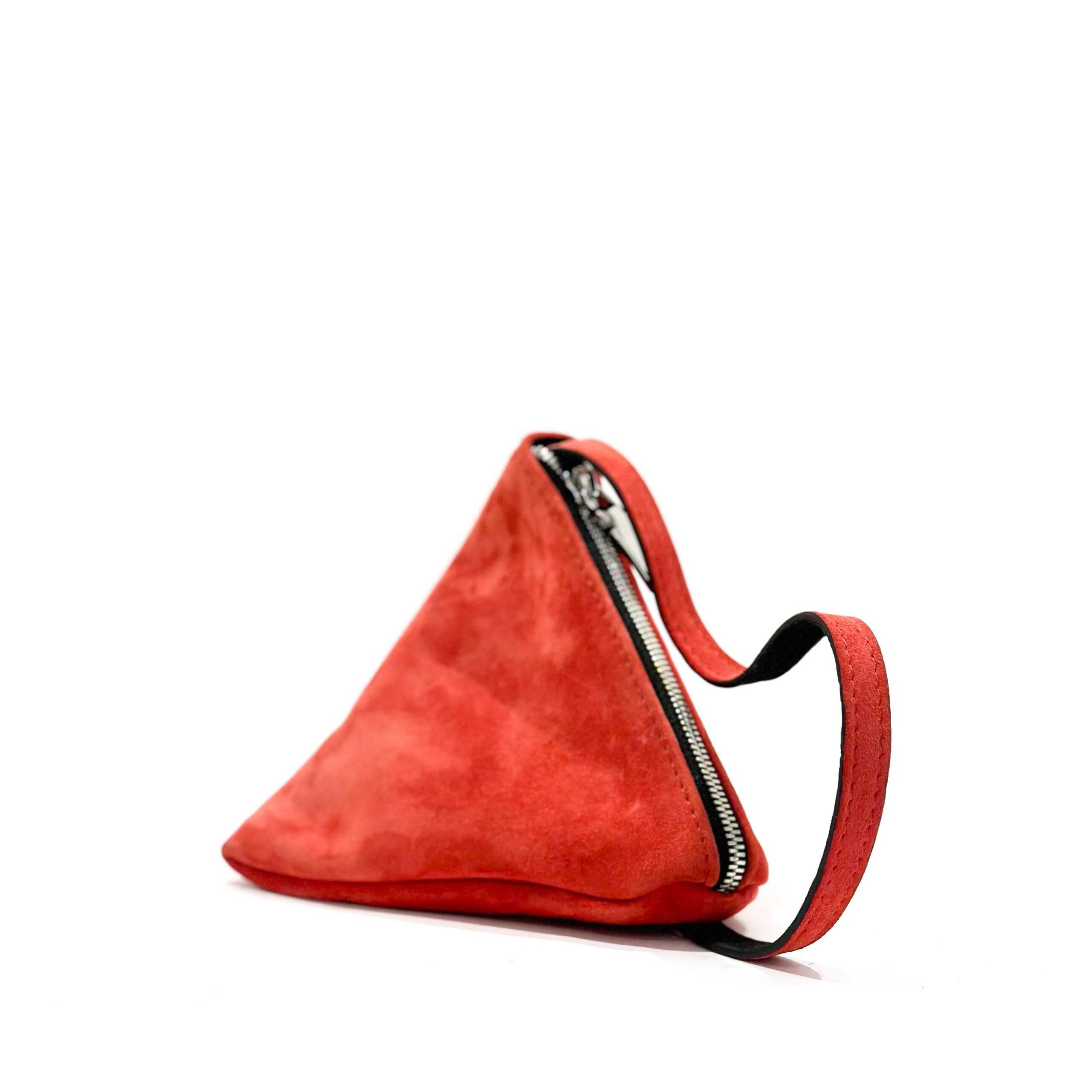 Borsa pochette in pelle scamosciata 8B